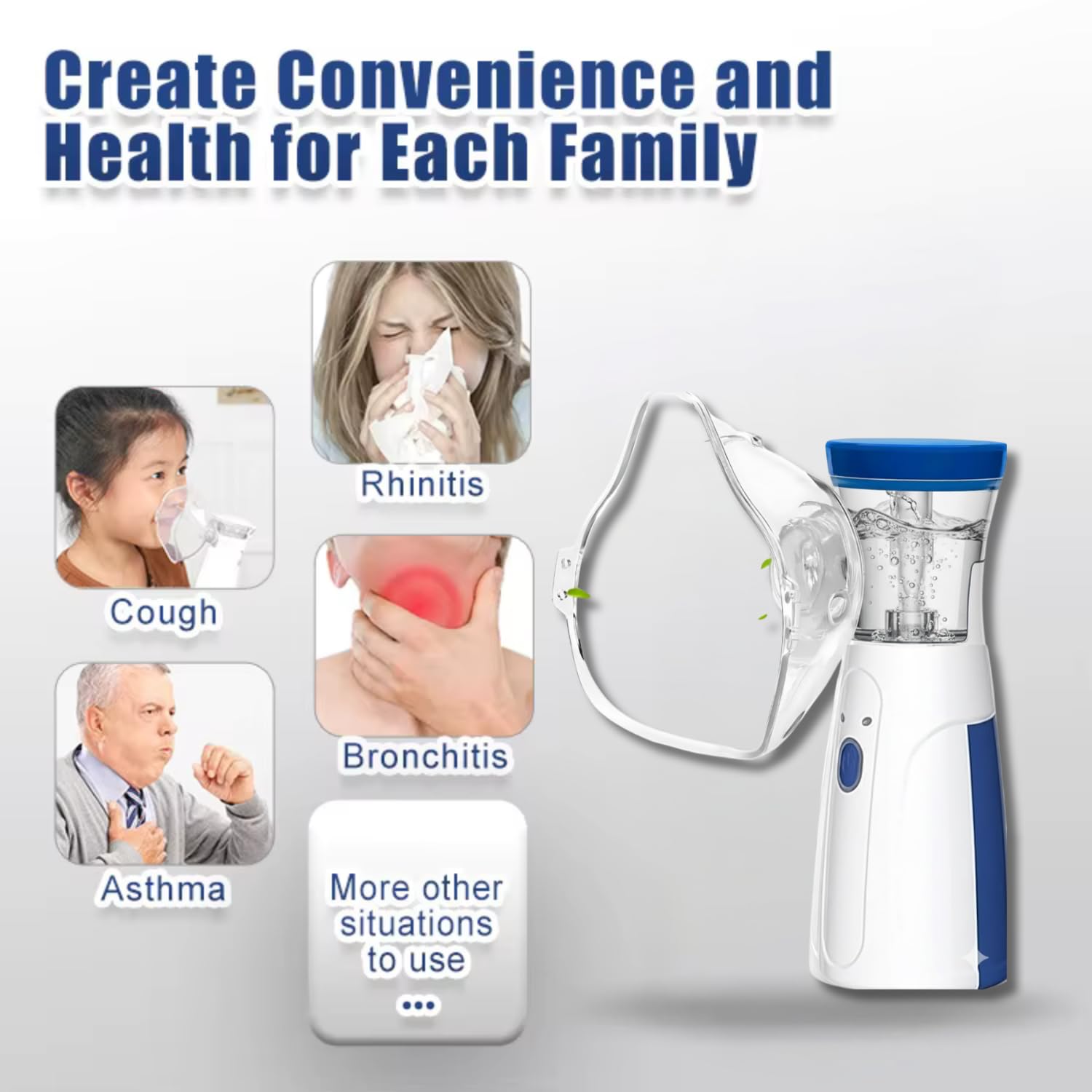 Portable Mesh Nebulizer (Adult/Kids)